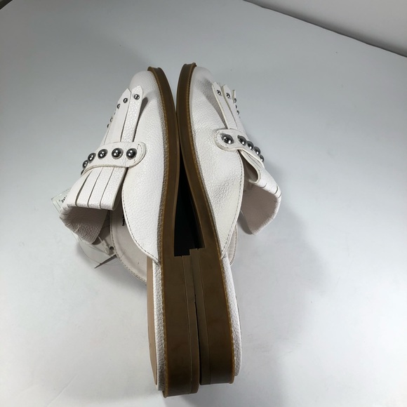 A new day karoline white fringe loafer mules NWT - Picture 5 of 8